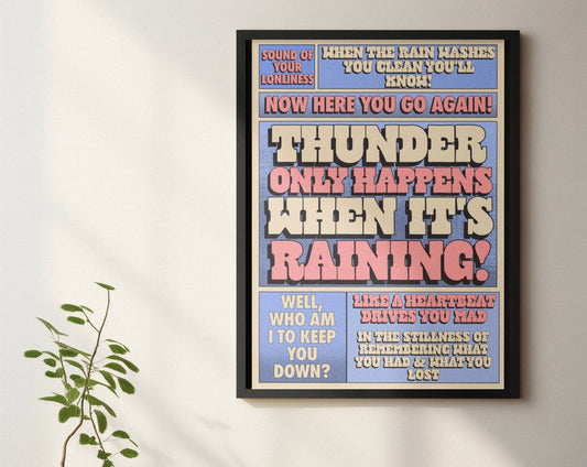 Dreams Fleetwood Mac Inspired Print