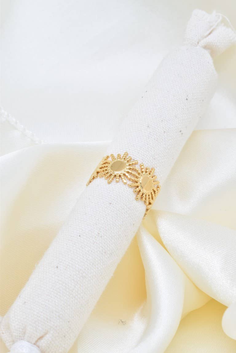 Sun Stainless Steel Ring