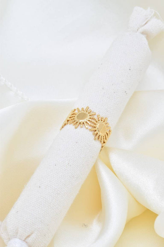 Sun Stainless Steel Ring