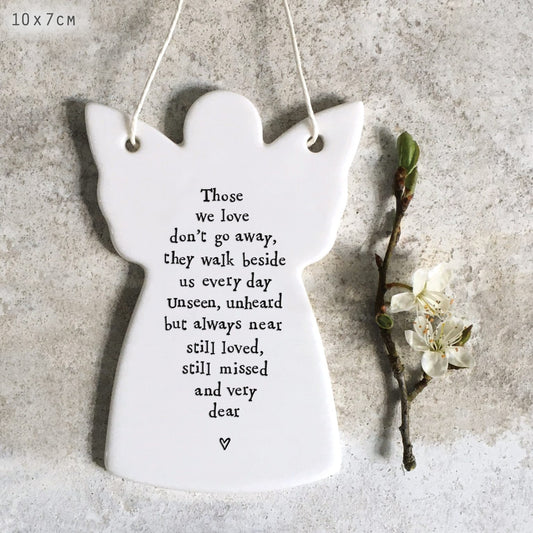 Those We Love Don’t Go Away Porcelain Angel