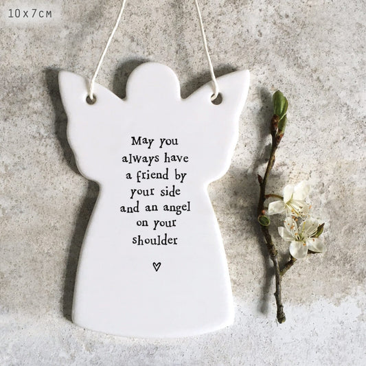 May You Always Have a Friend Porcelain Angel