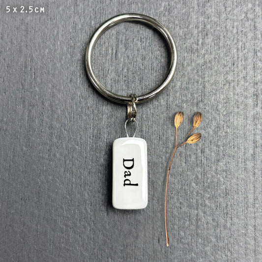 Dad Keyring Letter