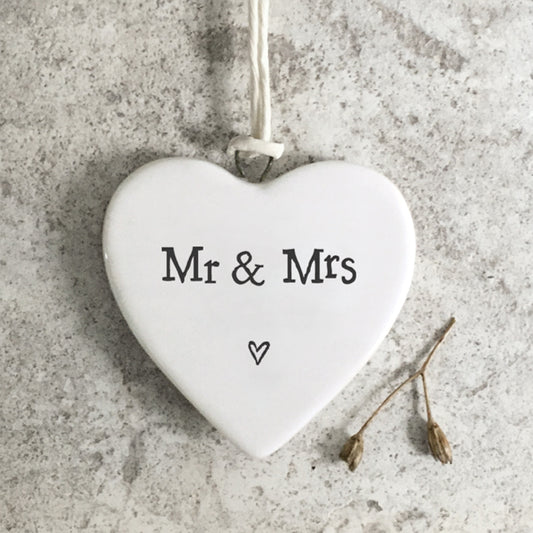 Mr and Mrs Porcelain heart