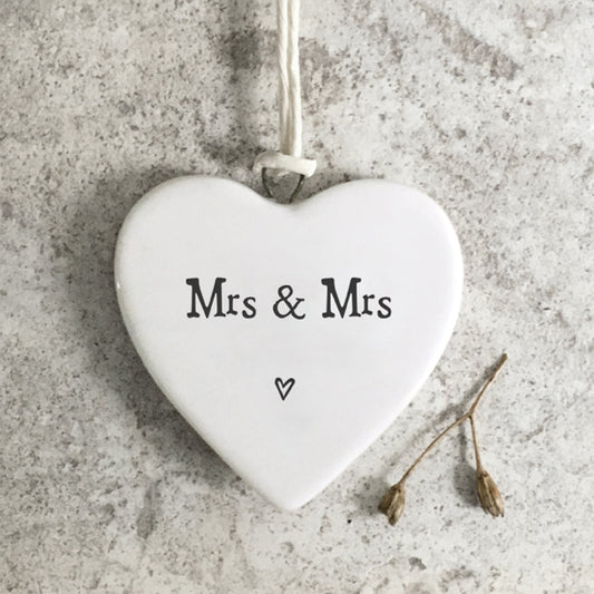 Mrs & Mrs Porcelain Heart