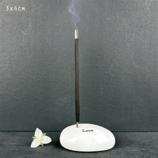 Love Pebble Incense Holder