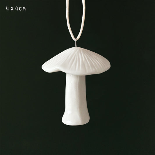 Porcelain Mushroom Hanging