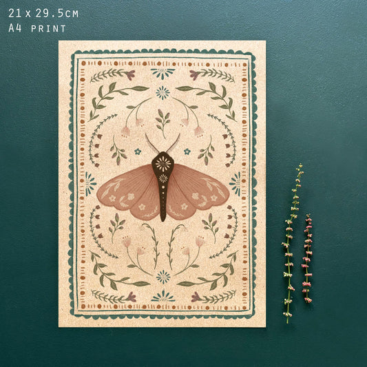 Moth Insect Print