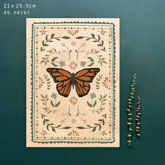 Butterfly Insect Print