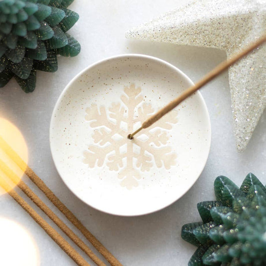 Winter Snowflake Christmas Incense Holder