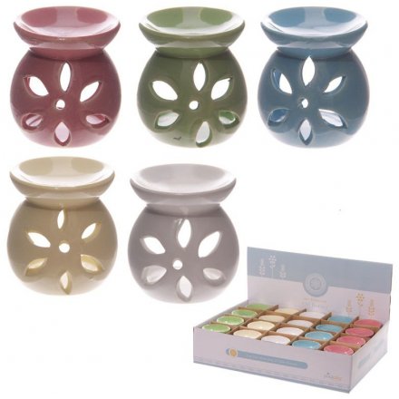 Flower Ceramic Oil Burner