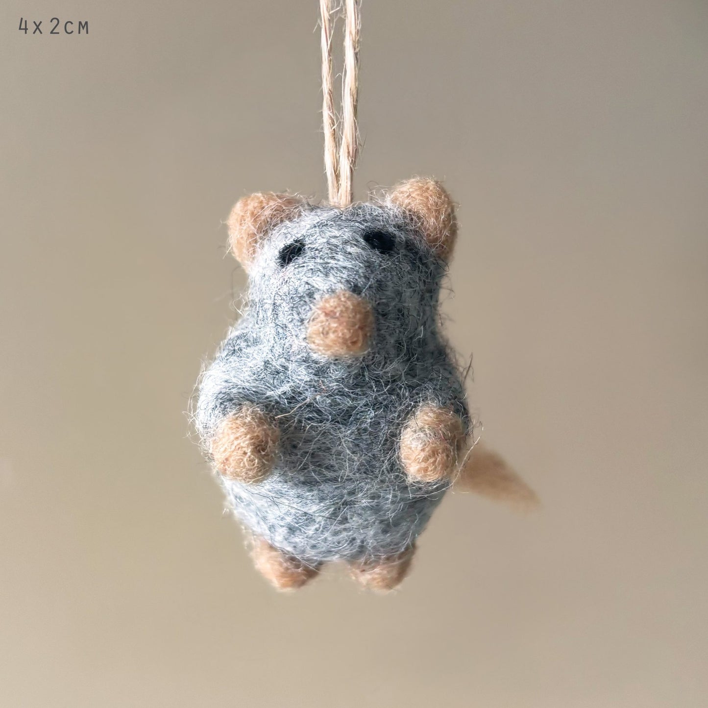 Mouse Needle Felted Animal