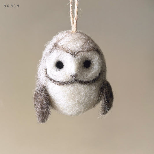 Owl Needle Felted Animal