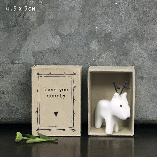 Love You Deerly Matchbox