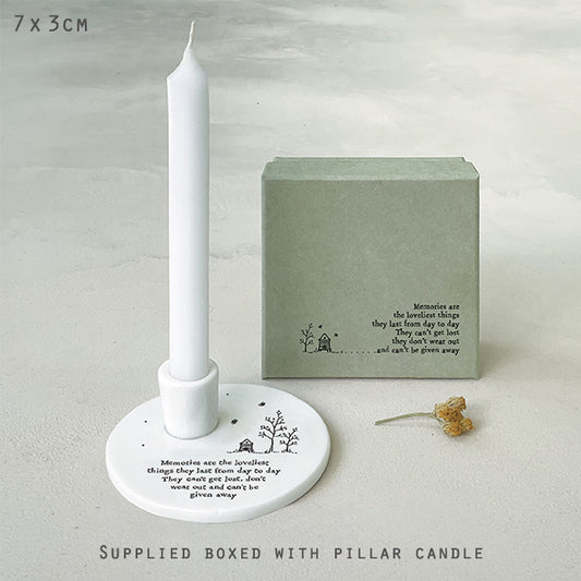 Memories Are The Loveliest Candle Holder