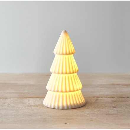 LED White Ceramic Tree