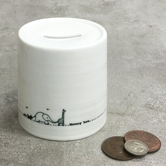 Porcelain money box- Nursery animals