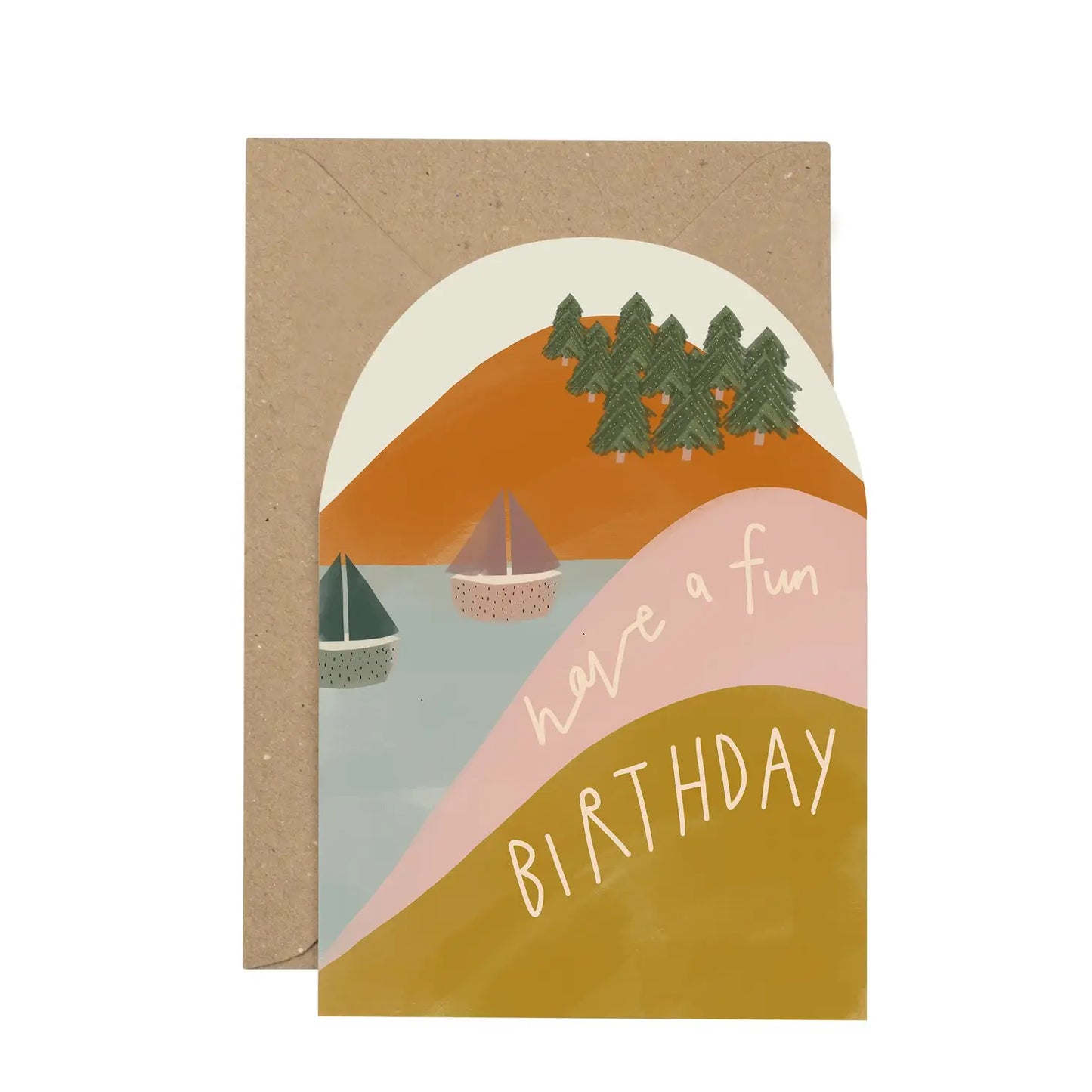 'Birthday Fun' Curved Card