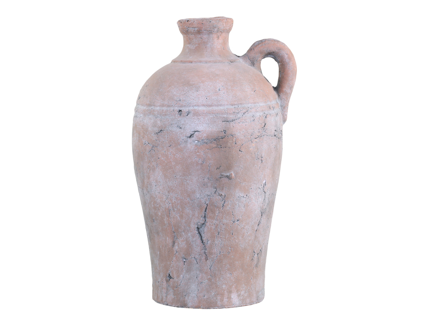 Large Terracotta Distressed Vase