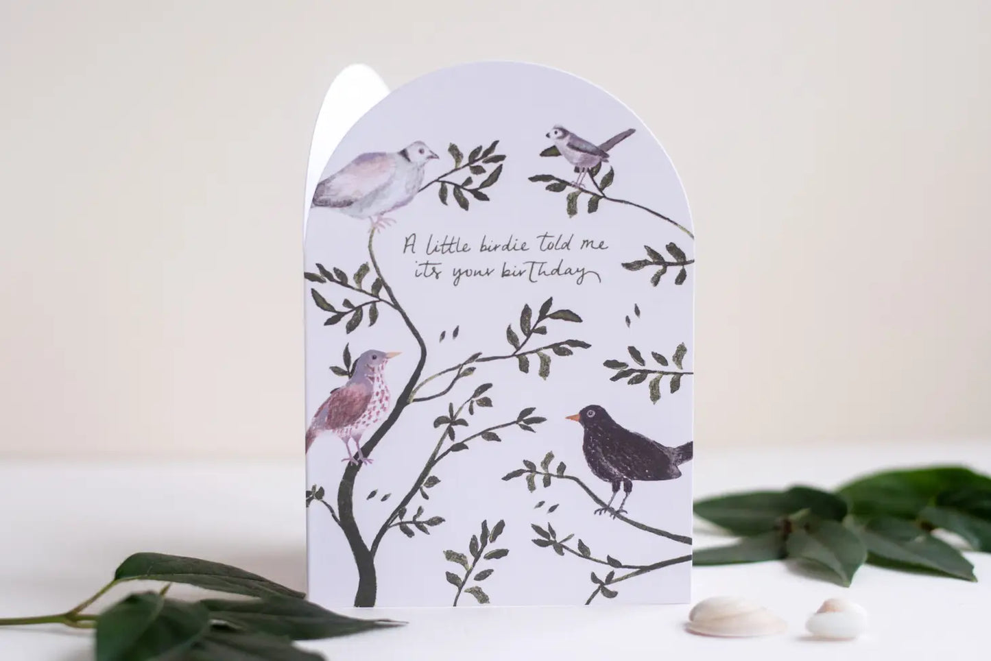 'A Little Birdie' Birthday Card