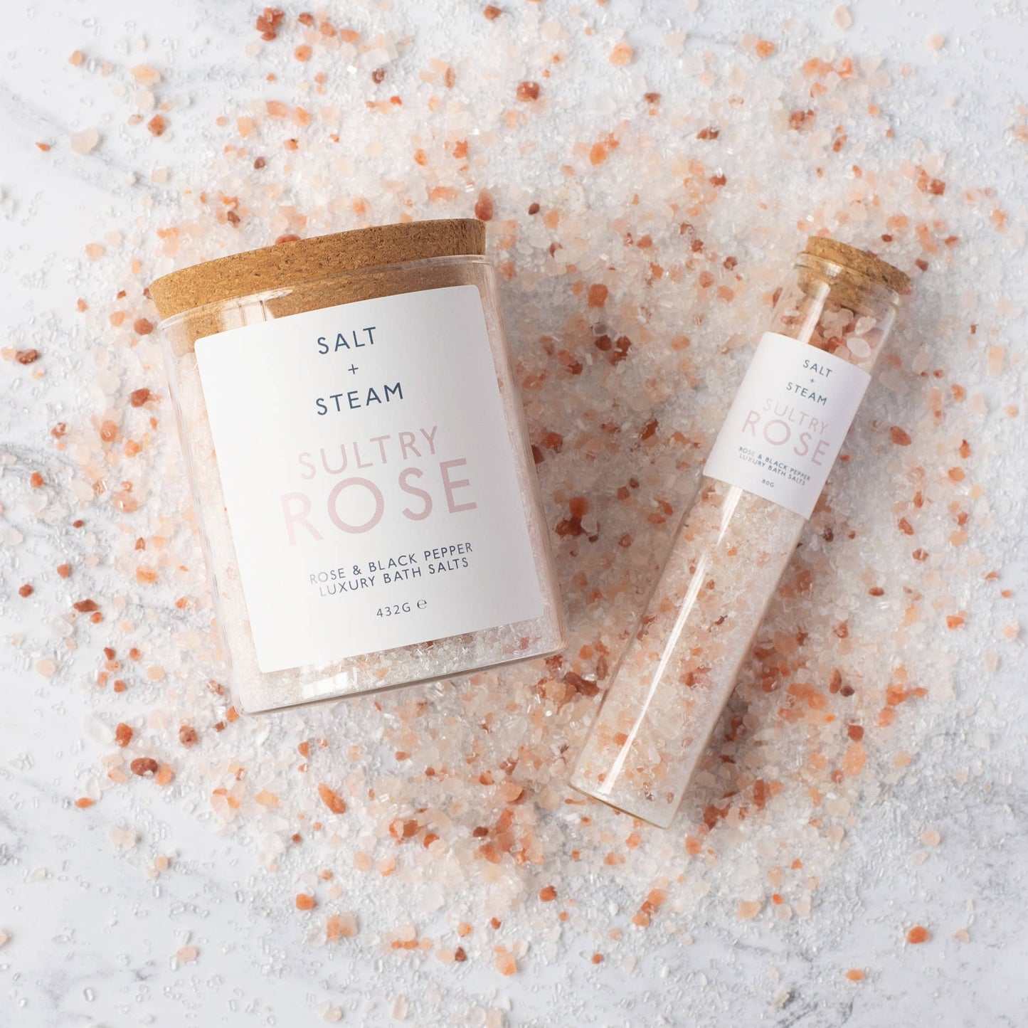 Sultry Rose - Rose & Black Pepper Bath Salts