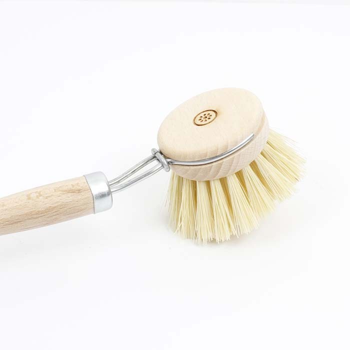 Wooden Replaceable Head Dish Brush – Plant Based Bristles