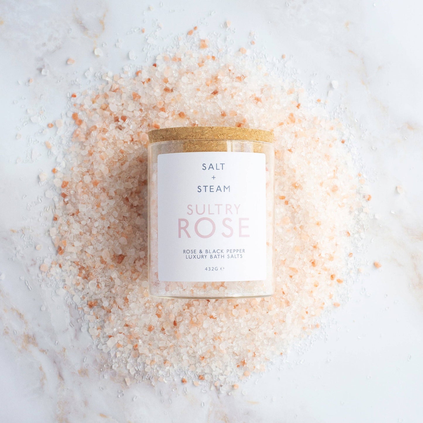 Sultry Rose - Rose & Black Pepper Bath Salts