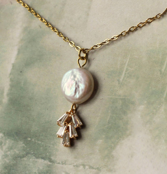 Art Deco Pearl Necklace