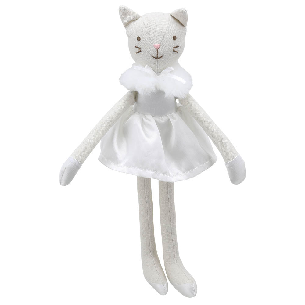 Wilberry Cat with White Dress