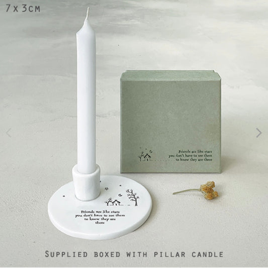 Candle holder-Friends are like stars