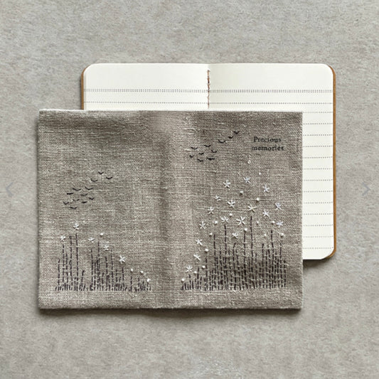 Small linen book-Precious memories