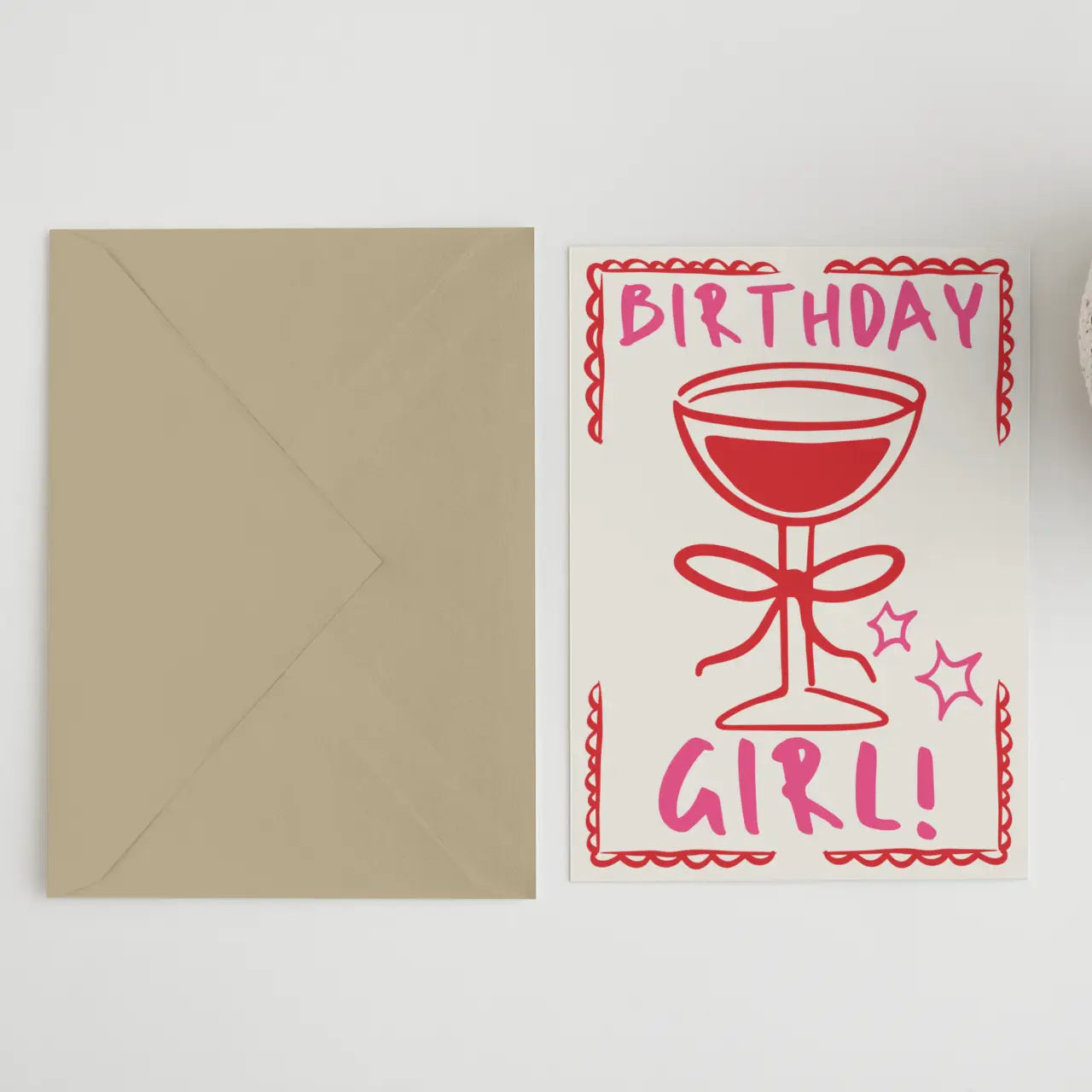 Birthday girl card