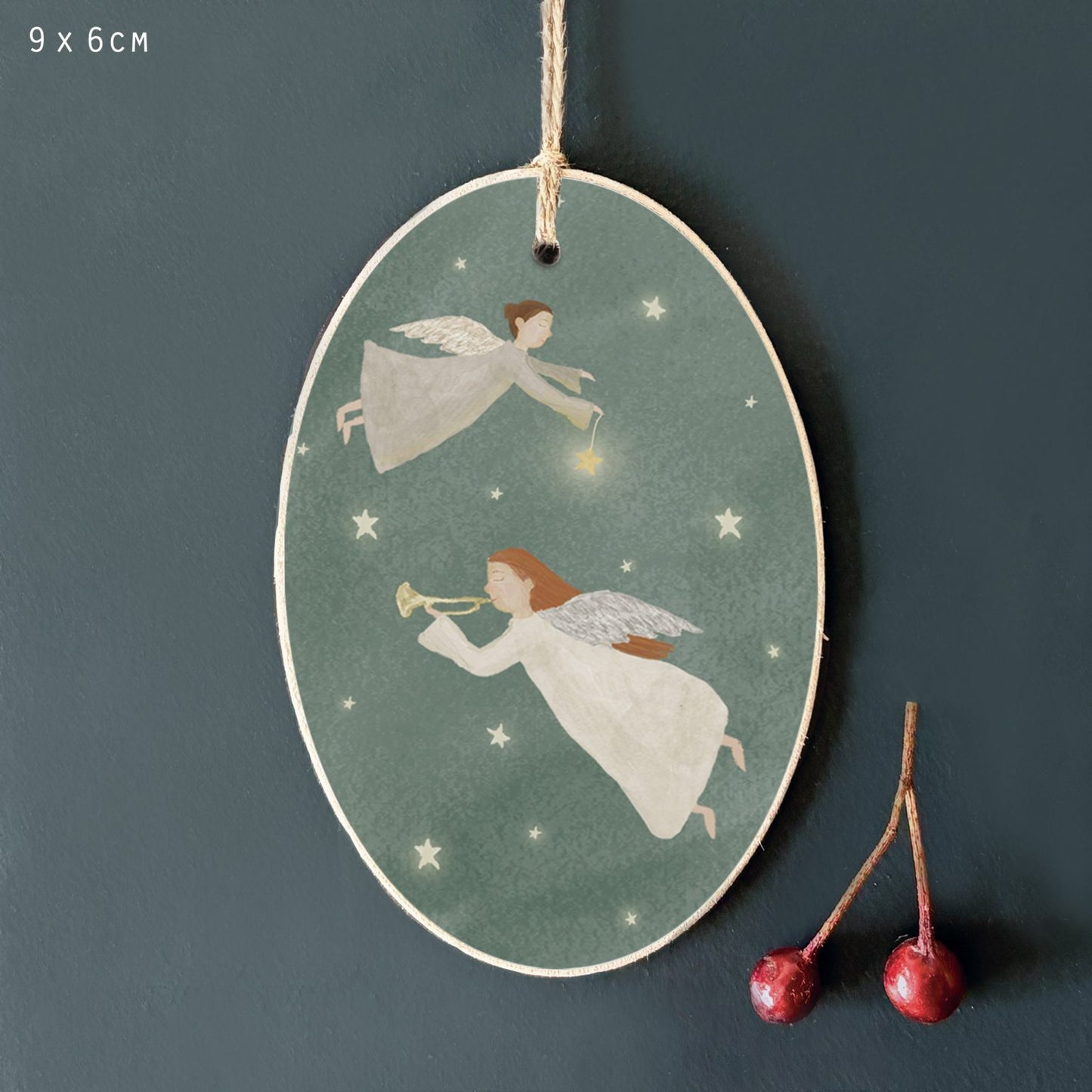 Pair of Angels Starry night tag