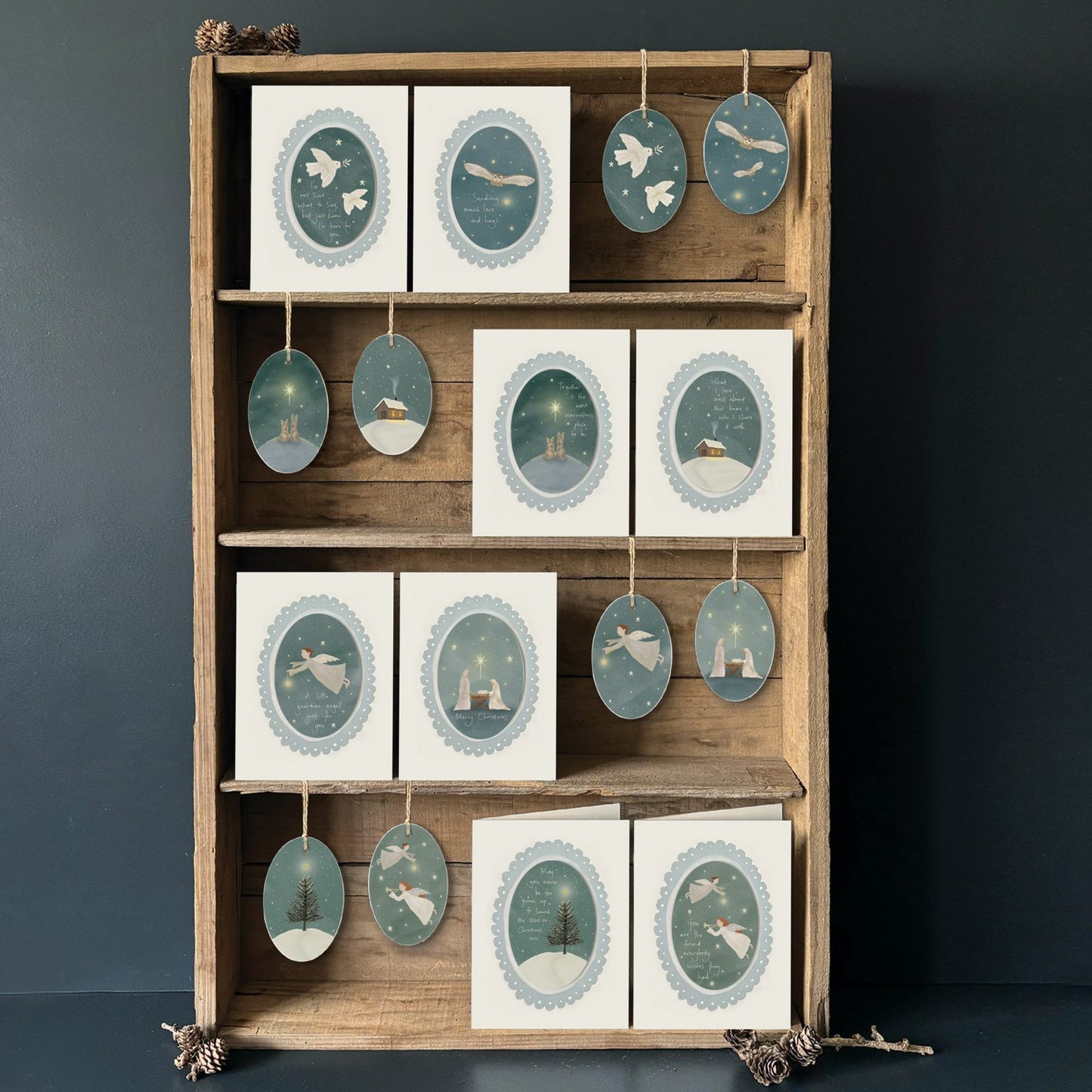 Pair of Angels Starry night tag