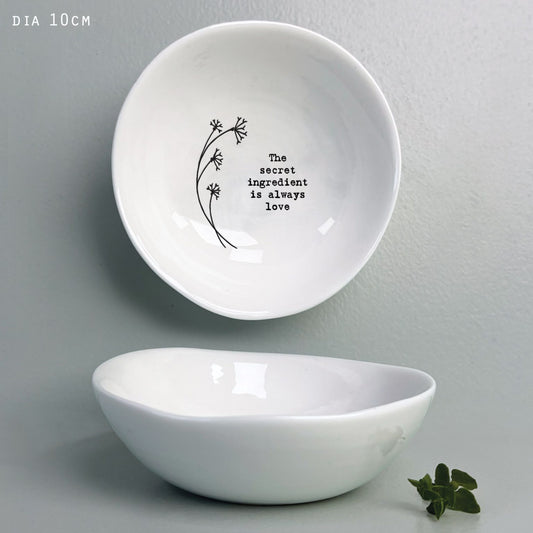 porcelain keepsake dish