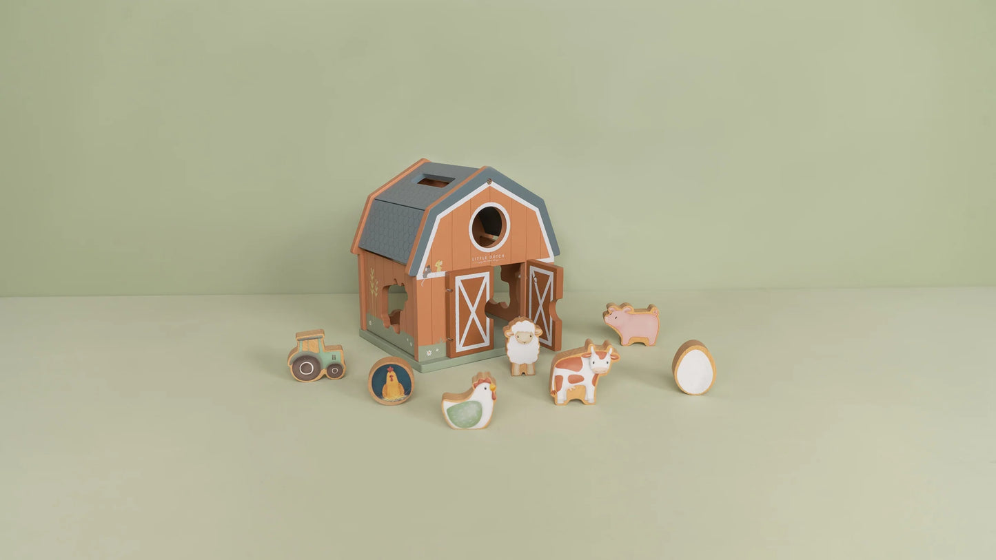 Little Dutch Little Farm Shape Sorter FSC