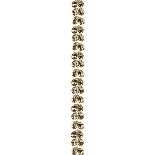 Gold Beaded Laurel Leaf Garland
