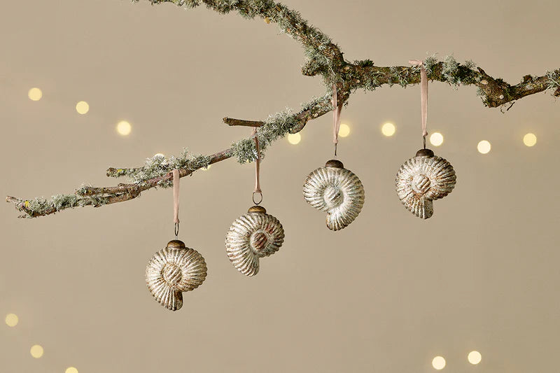 Sachin Shell Baubles - Rustic Gold