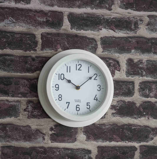 Lily White Tenby Clock