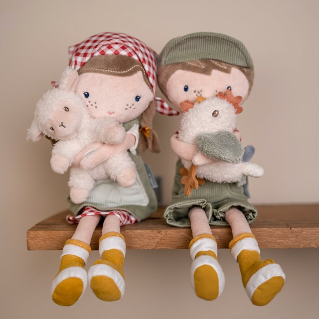 Little Dutch Rosa Cuddle Doll Farmer With Sheep