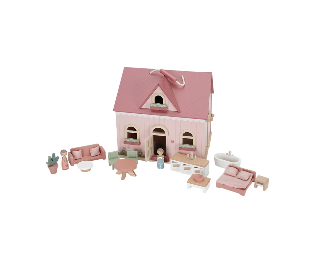 Little Dutch Wooden Portable Dollhouse