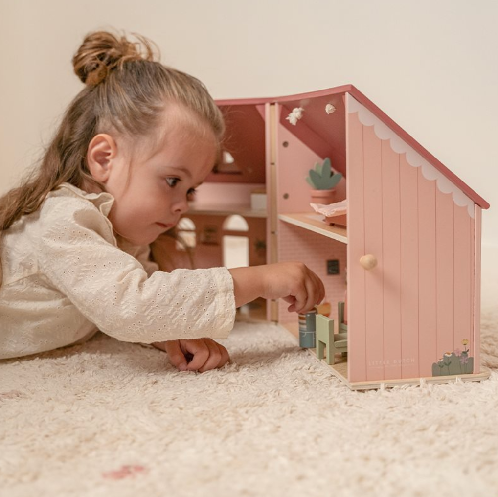 Little Dutch Wooden Portable Dollhouse