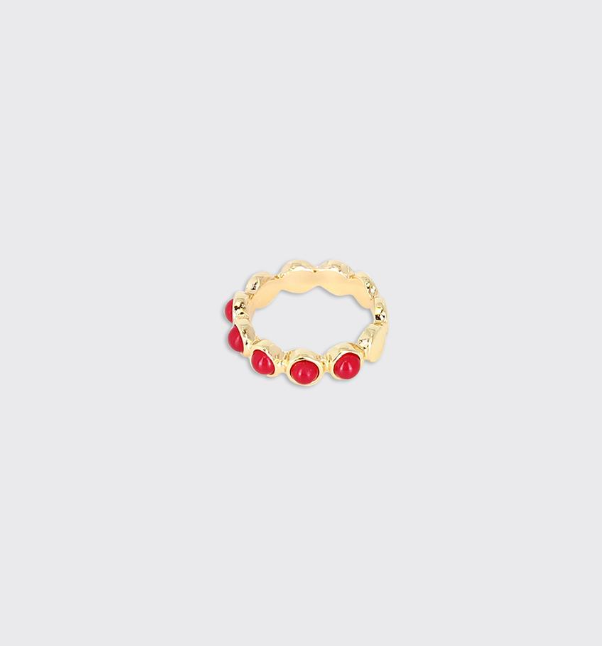 Mulberry Moonstone Ring