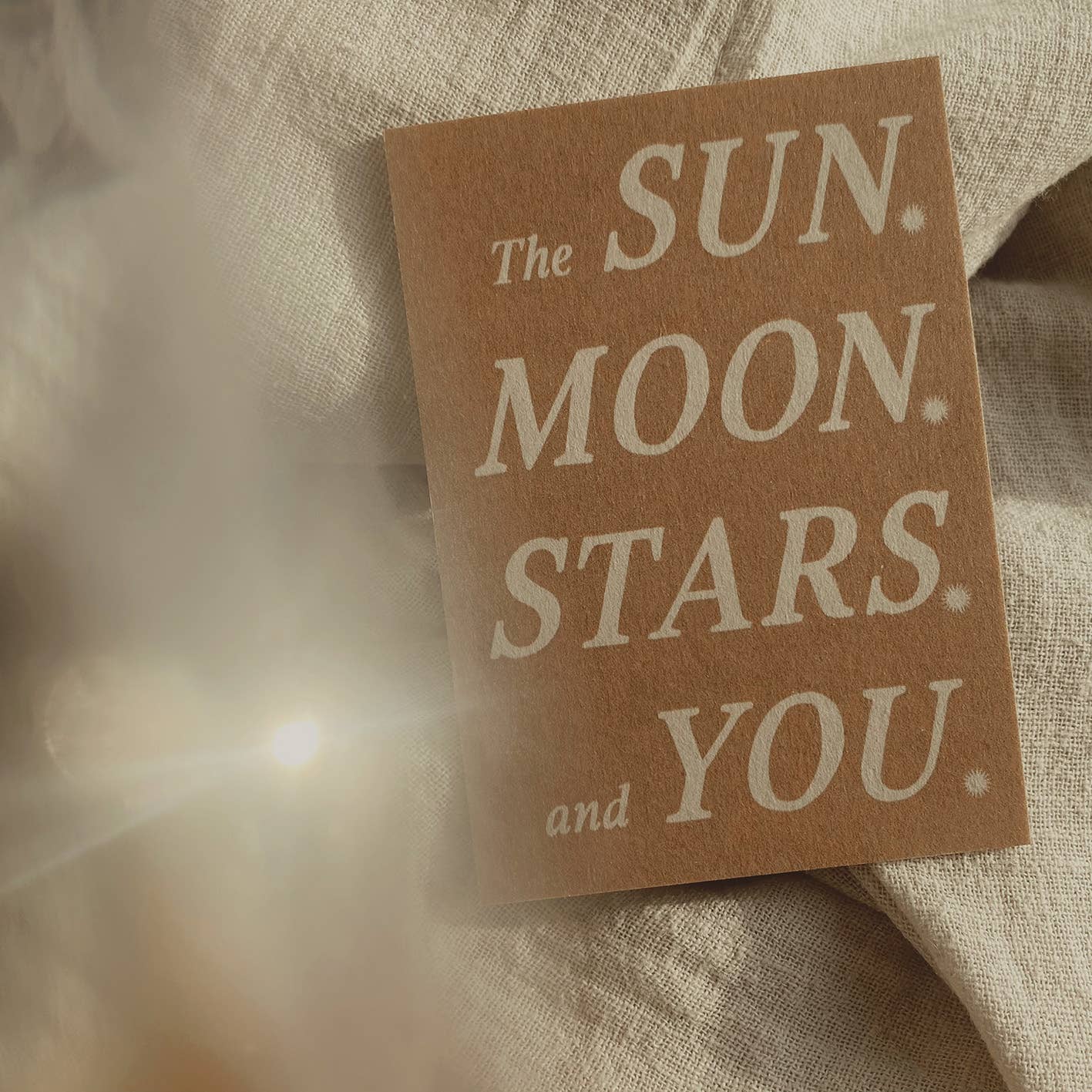 The Sun, Moon, Stars and You Mini Card