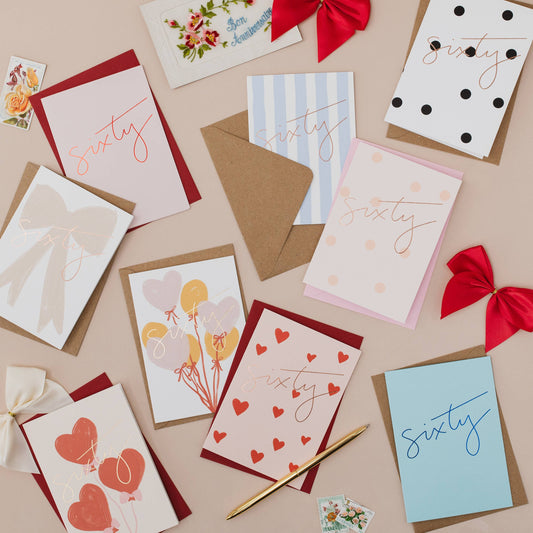 Sixty Birthday Card