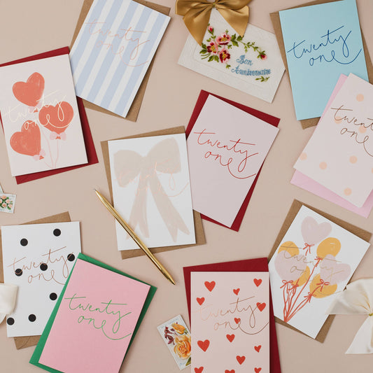 Twenty One Birthday Card