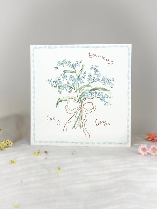 Bouncing Baby Boy Card