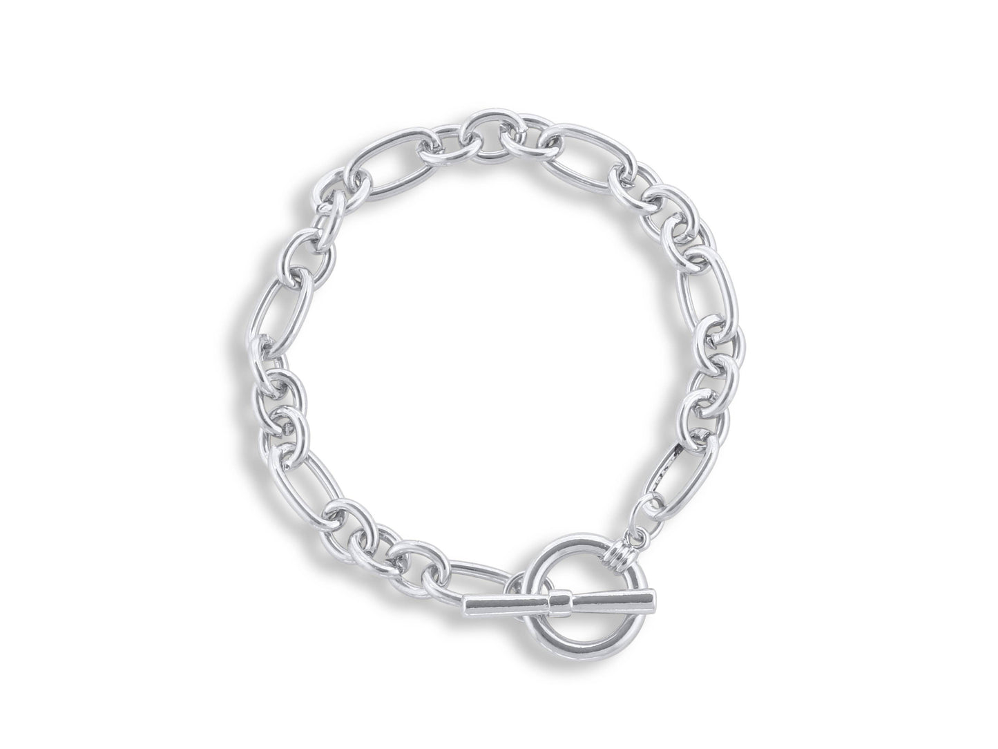 Maude Curb Chain Tbar Bracelet