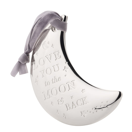 Silver Plated Moon Plaque