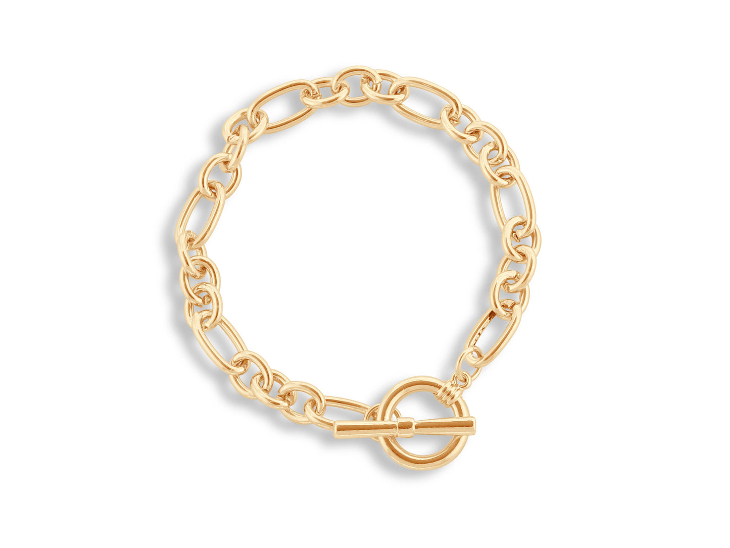 Maude Curb Chain Tbar Bracelet