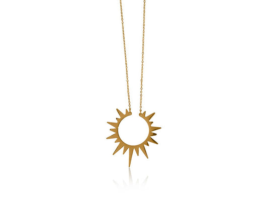 Helios Sunburst Pendant Necklace&nbsp;